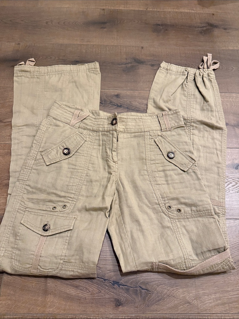 Laundry By Shelli Segal Tan Casual Cargo Pants